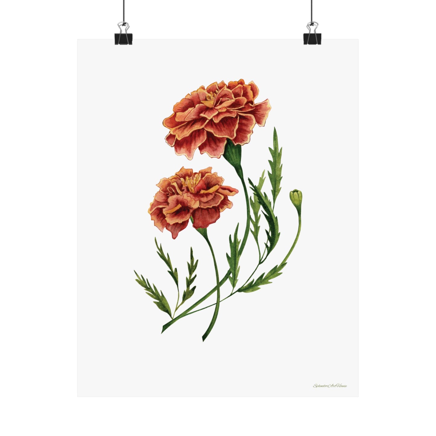 Floral, Matte Vertical Poster