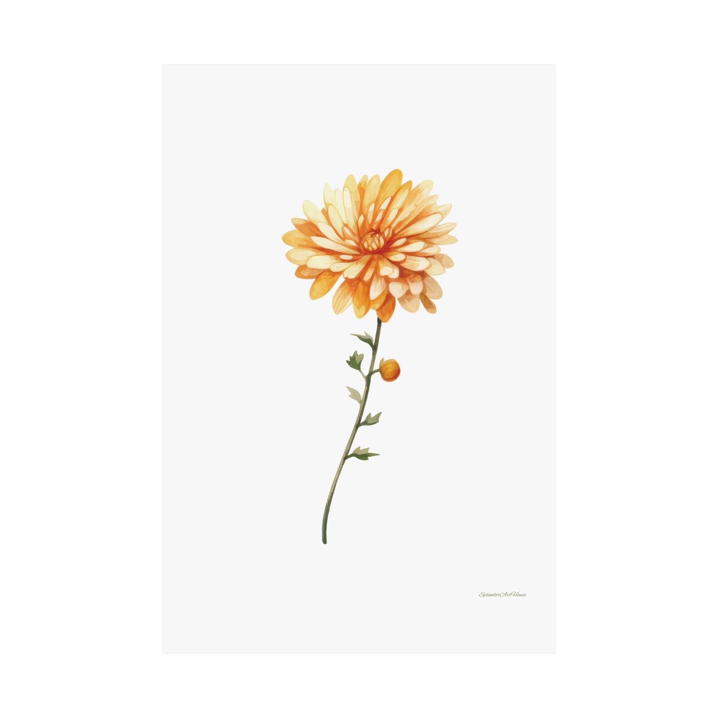 Floral, Matte Vertical Poster