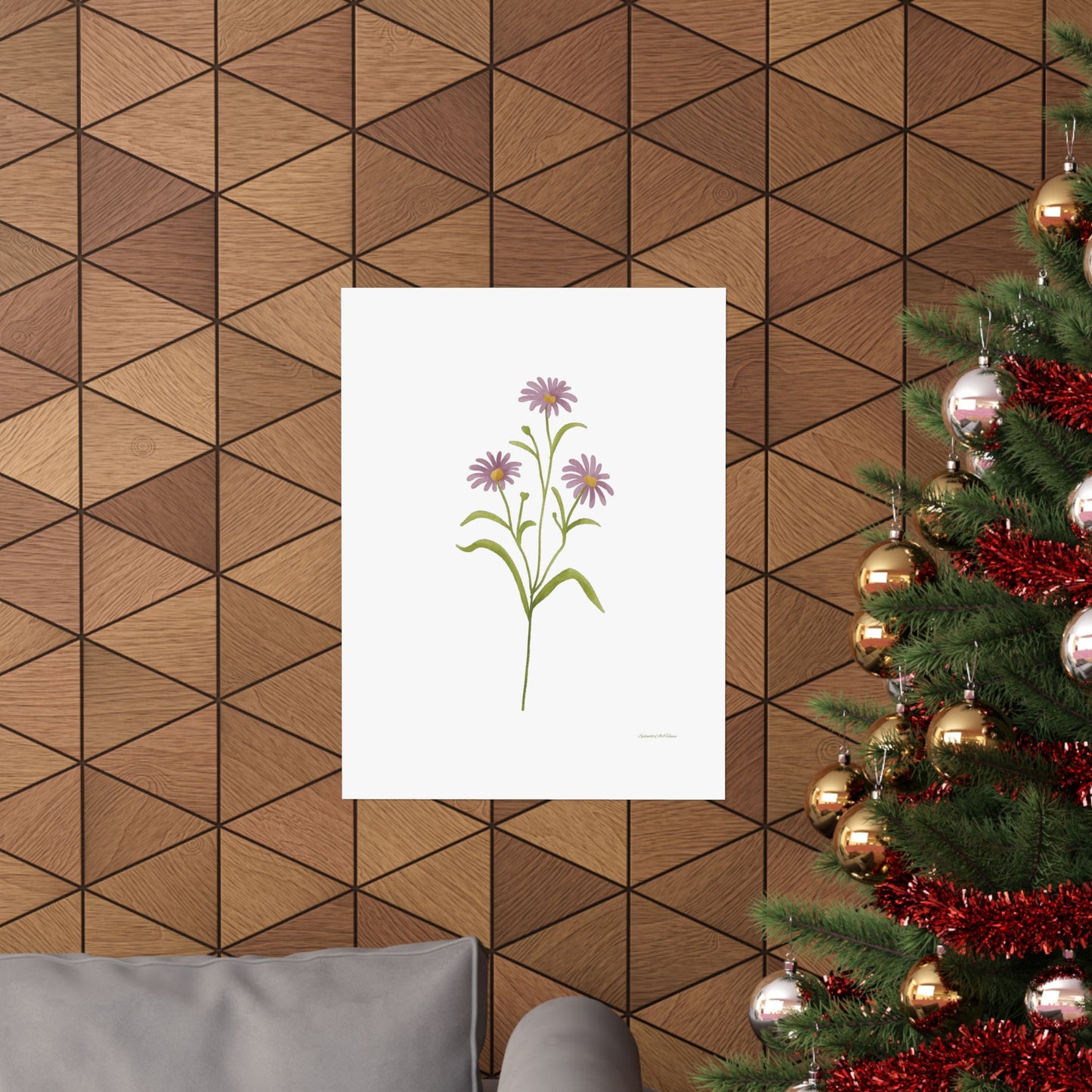 Floral, Matte Vertical Poster