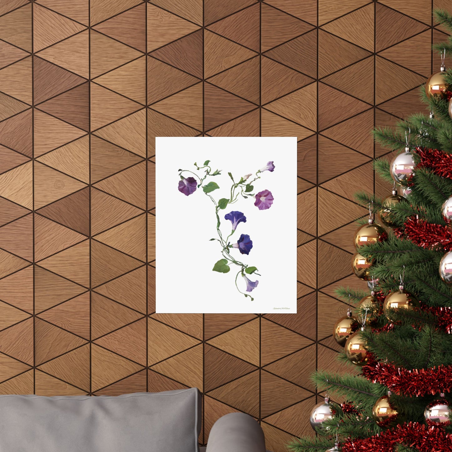 Floral, Matte Vertical Poster