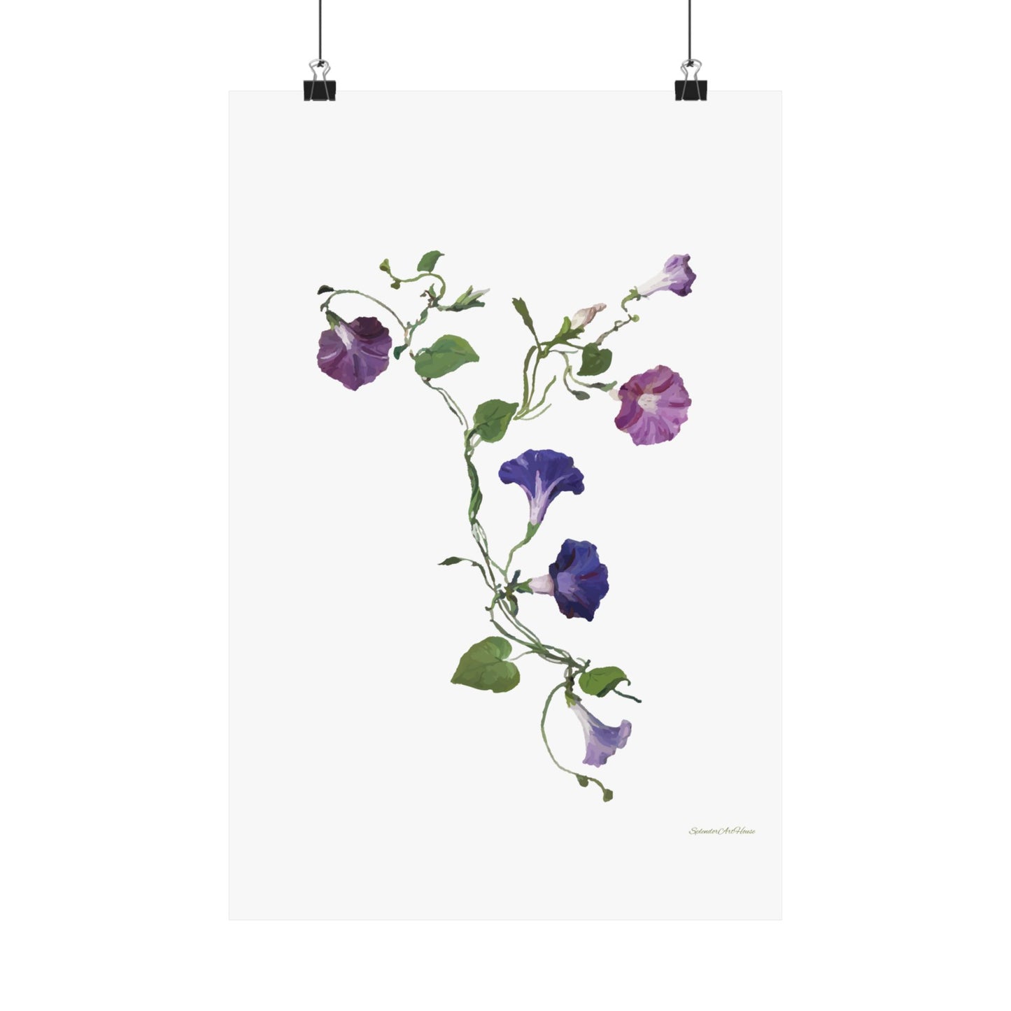 Floral, Matte Vertical Poster