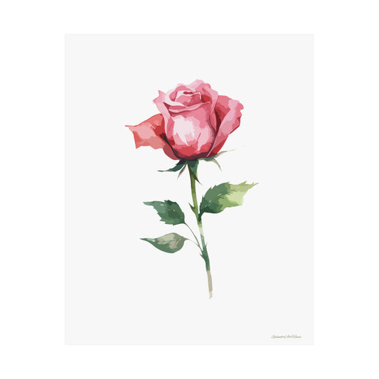 Floral, Matte Vertical Poster