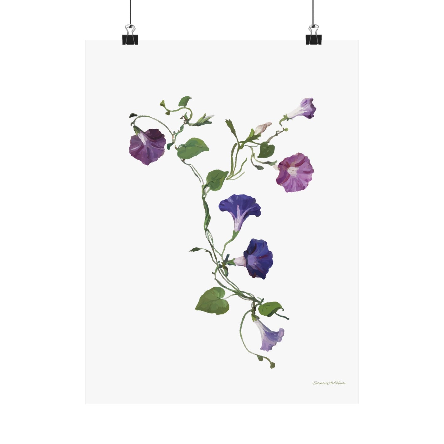 Floral, Matte Vertical Poster