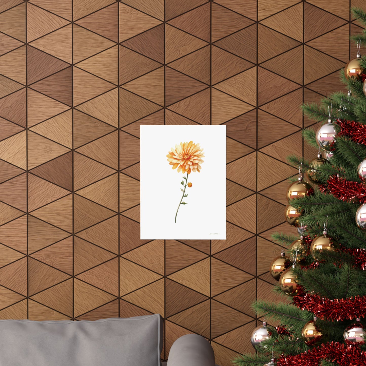 Floral, Matte Vertical Poster