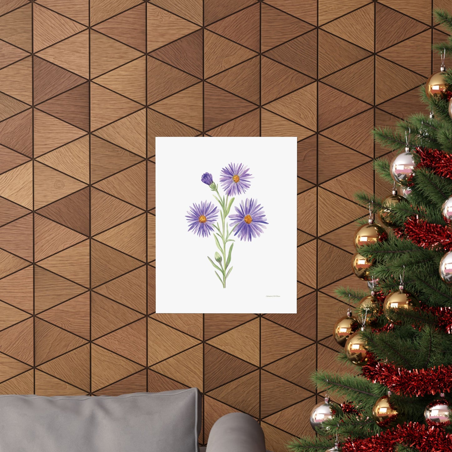 Floral, Matte Vertical Poster