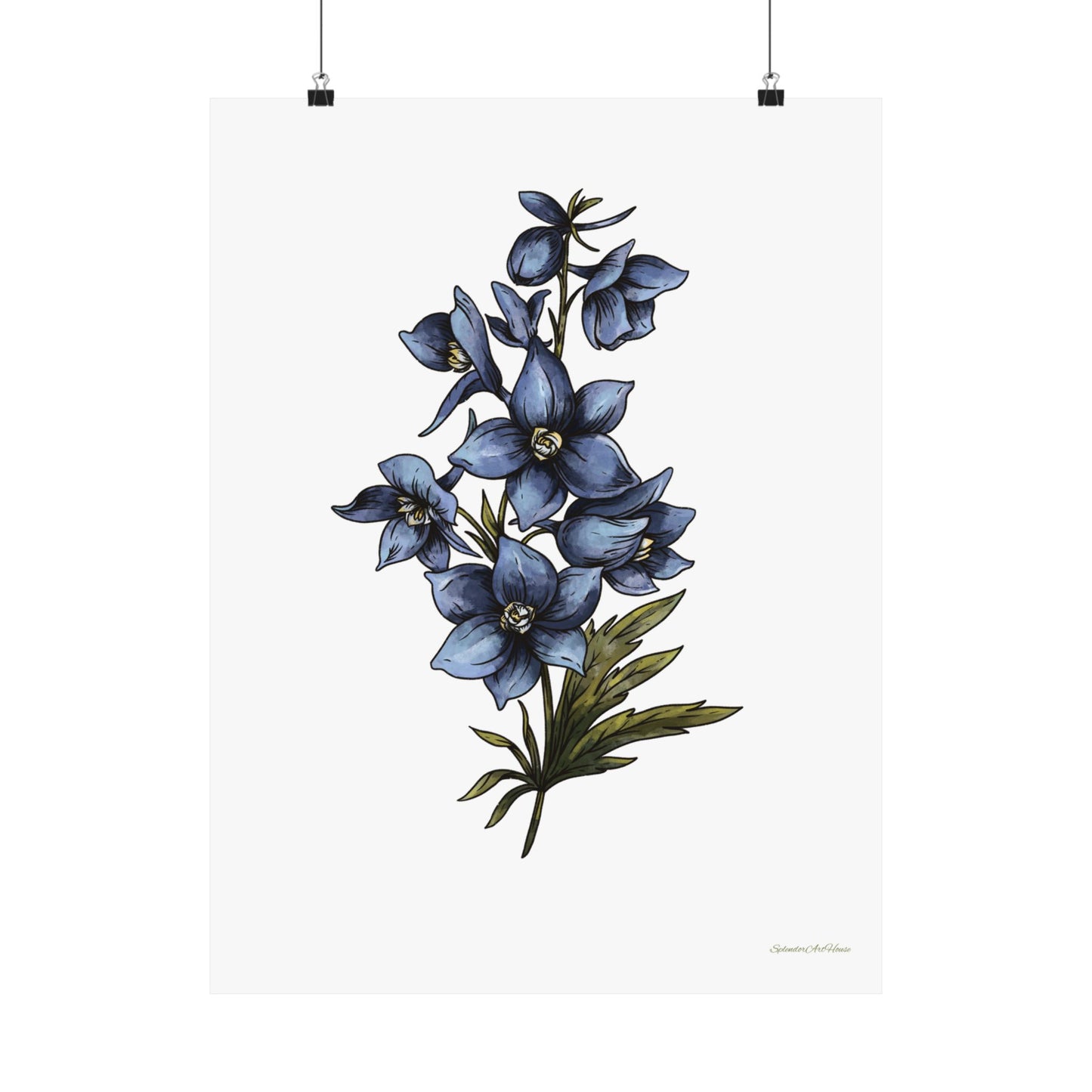 Floral, Matte Vertical Poster