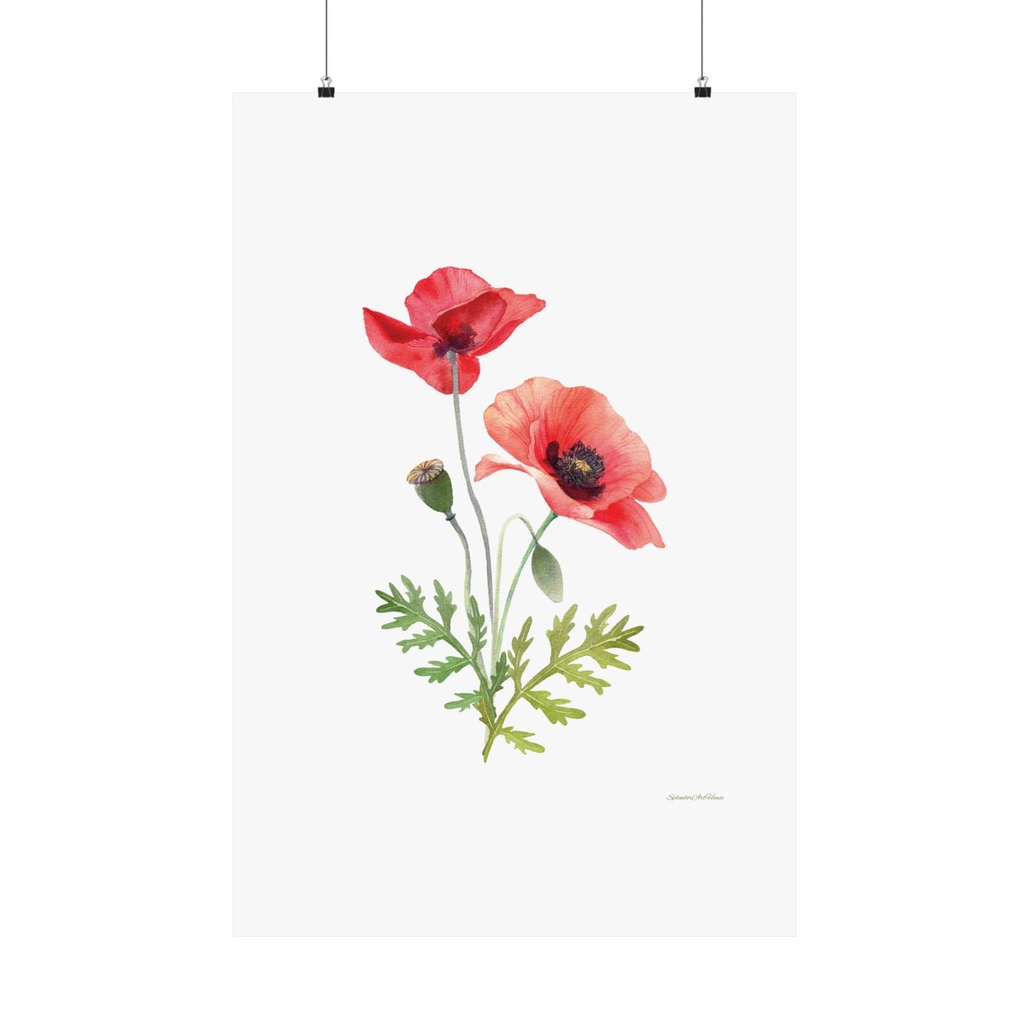 Floral, Matte Vertical Poster