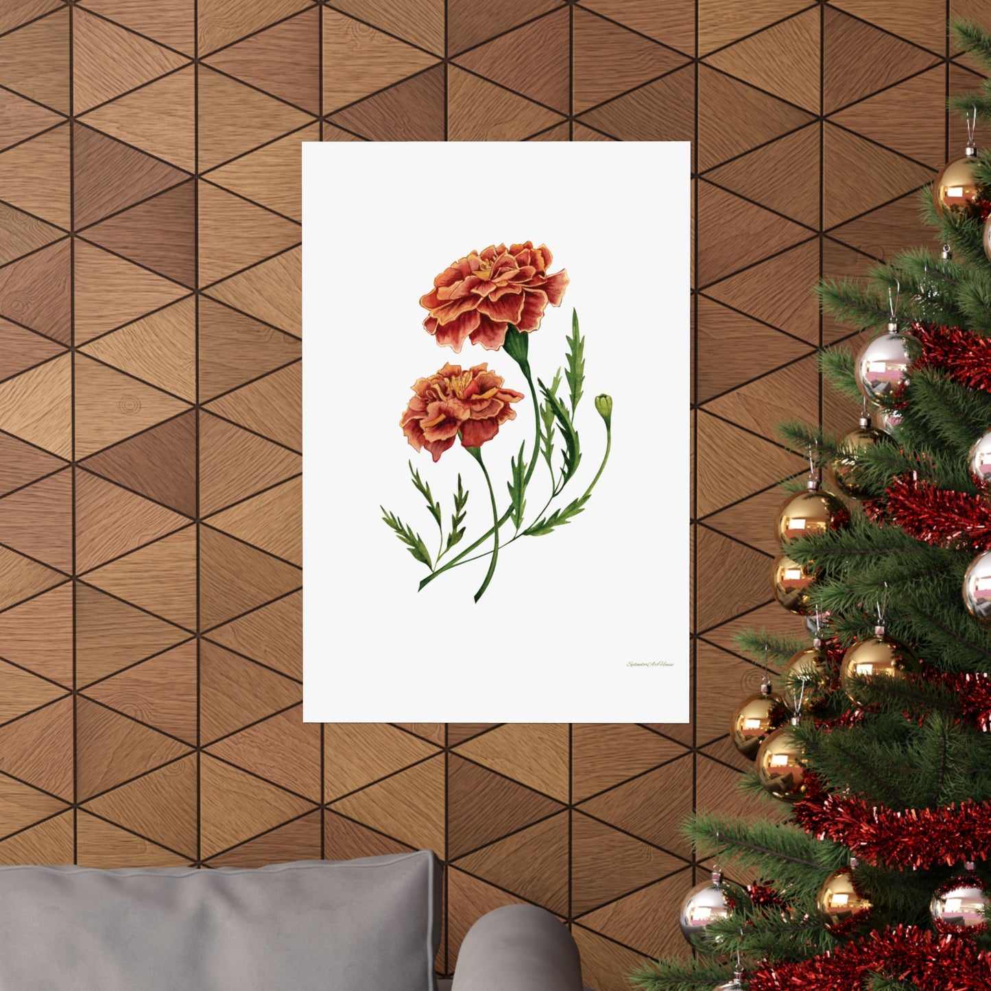 Floral, Matte Vertical Poster