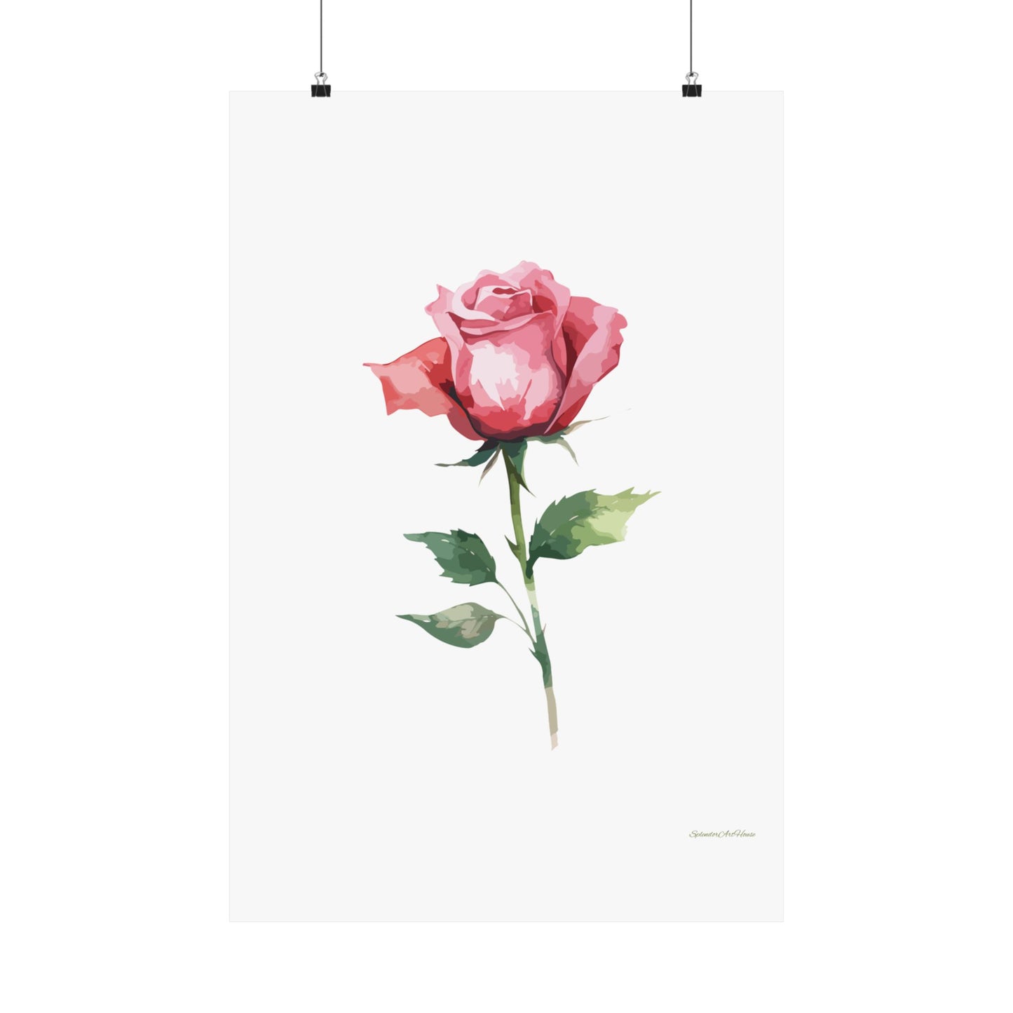 Floral, Matte Vertical Poster