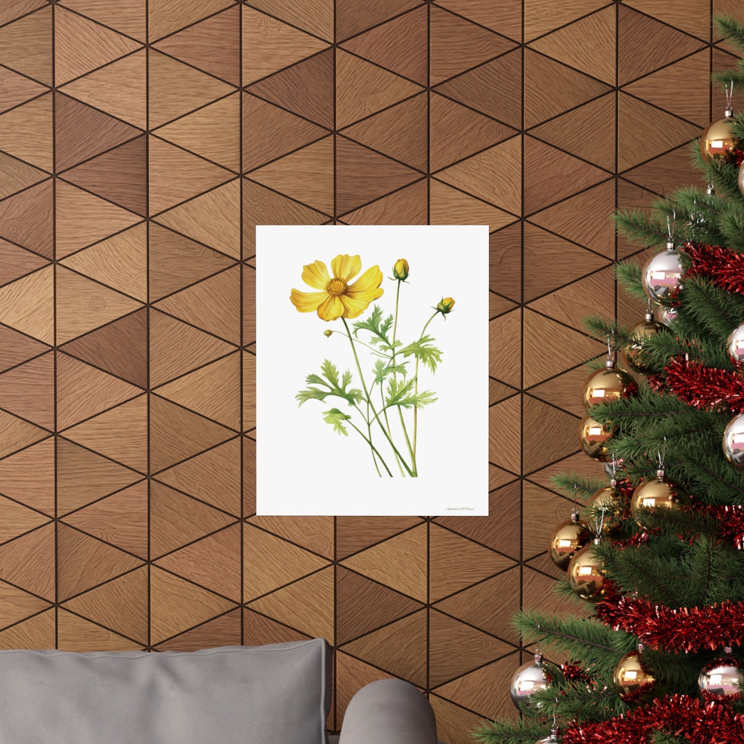 Floral, Matte Vertical Poster