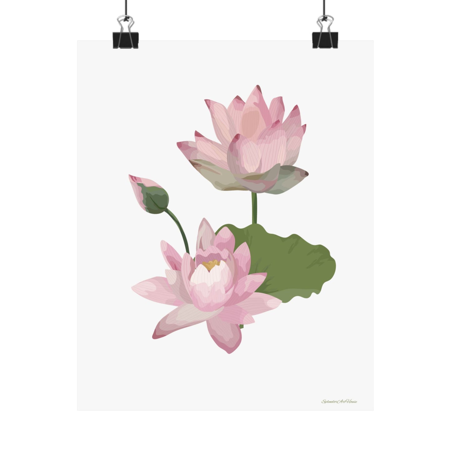 Floral, Matte Vertical Poster