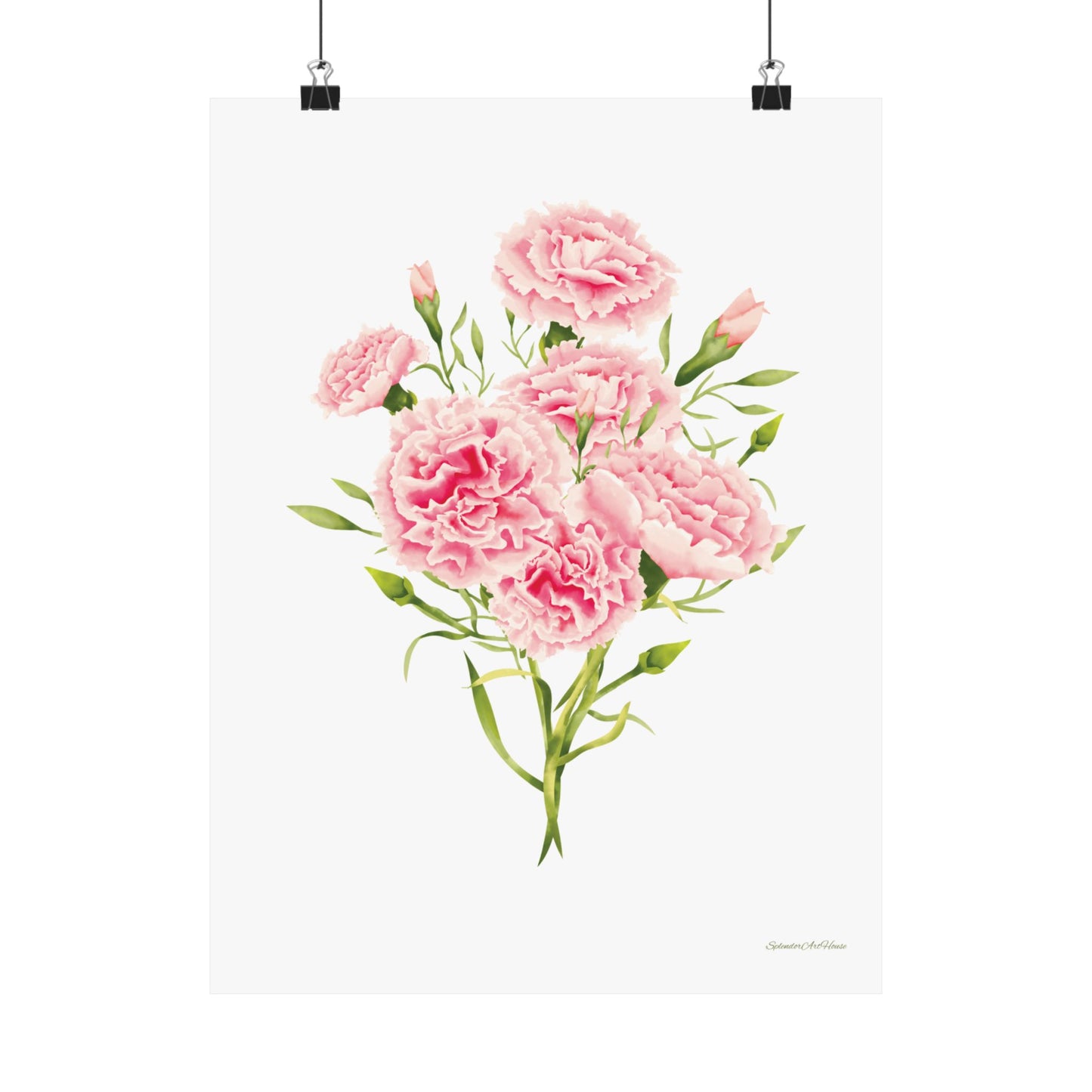 Floral, Matte Vertical Poster