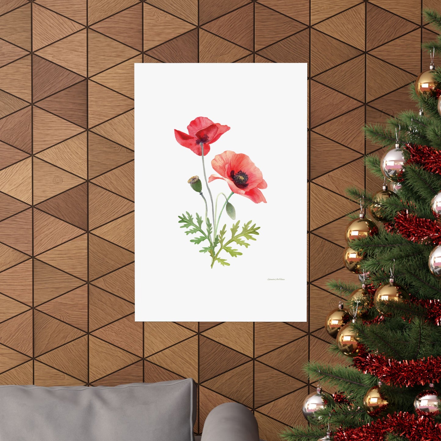 Floral, Matte Vertical Poster