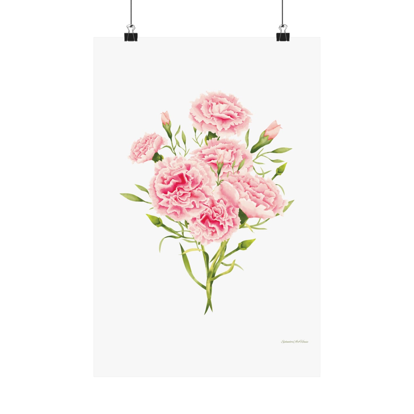 Floral, Matte Vertical Poster
