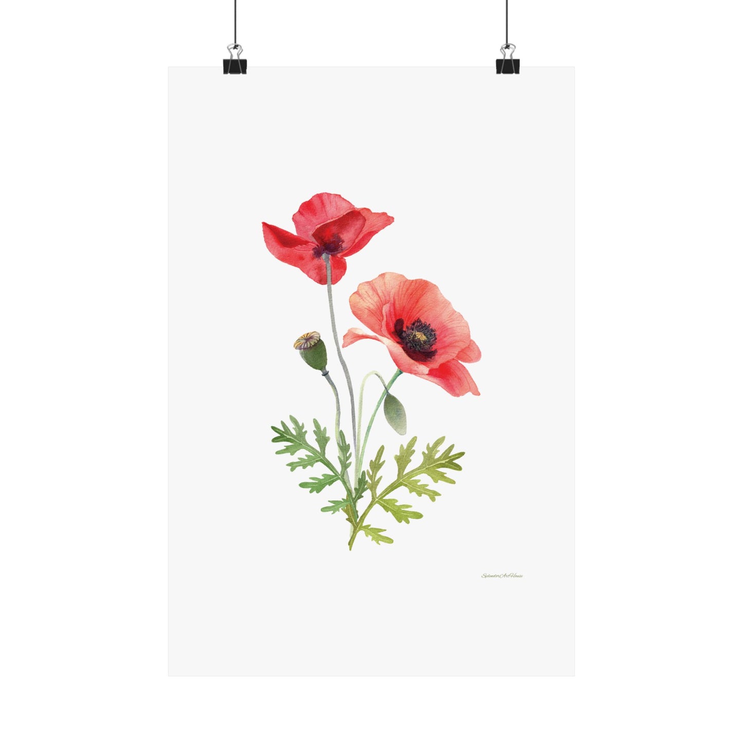 Floral, Matte Vertical Poster