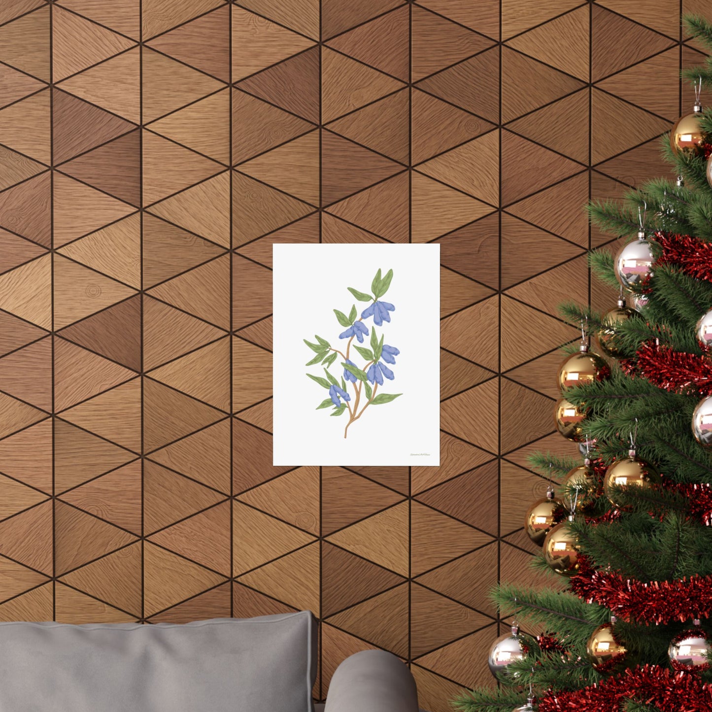 Floral, Matte Vertical Poster