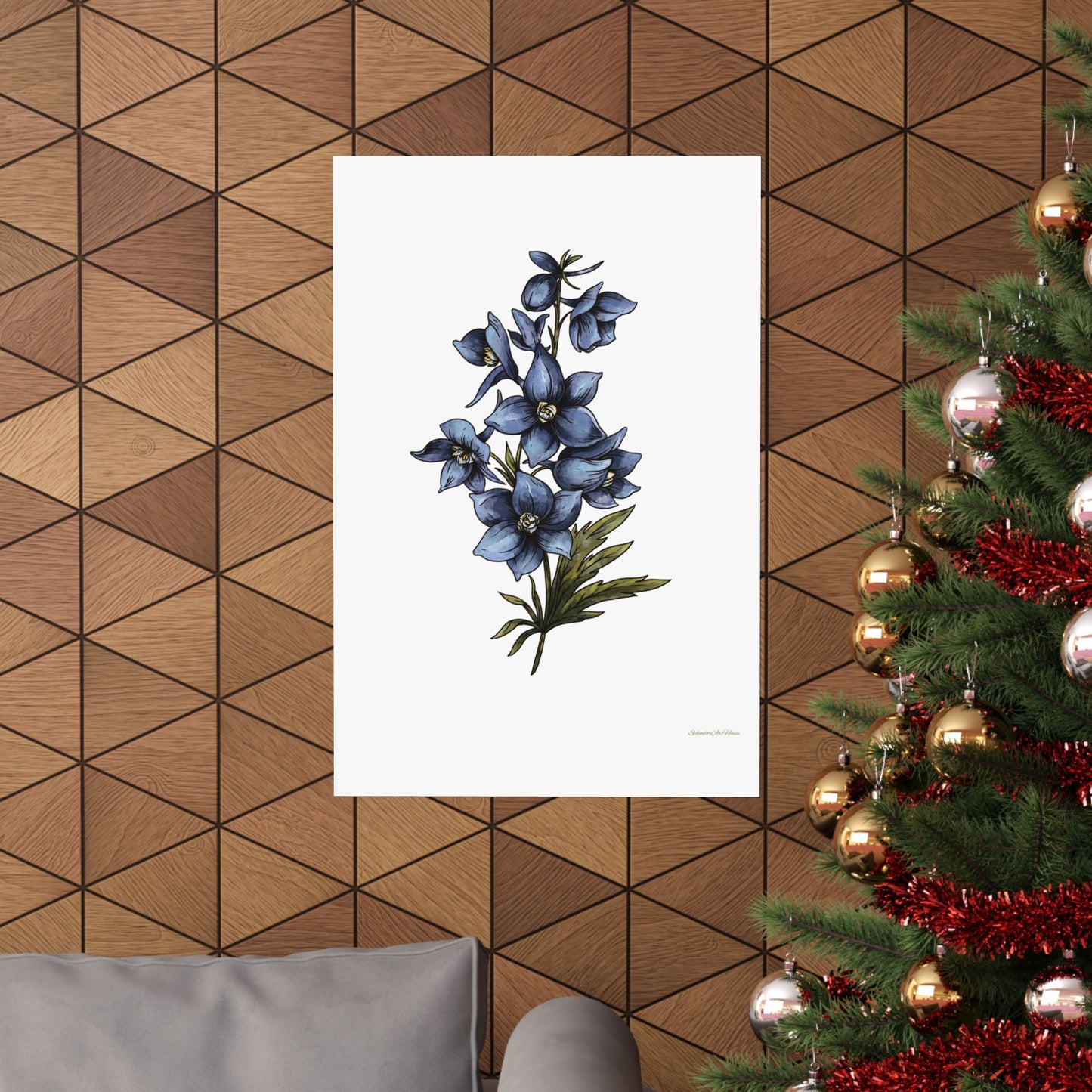 Floral, Matte Vertical Poster