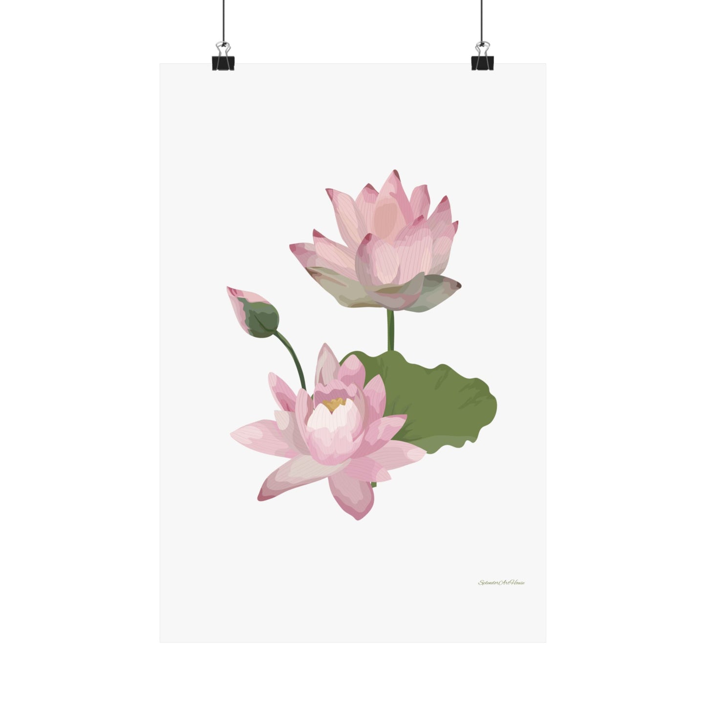 Floral, Matte Vertical Poster