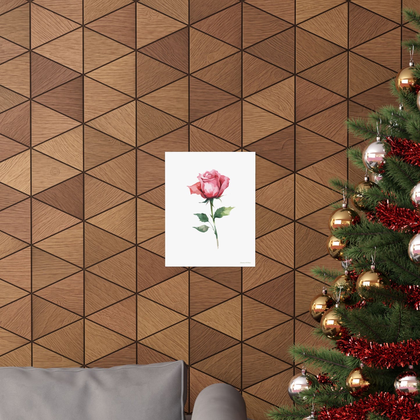 Floral, Matte Vertical Poster