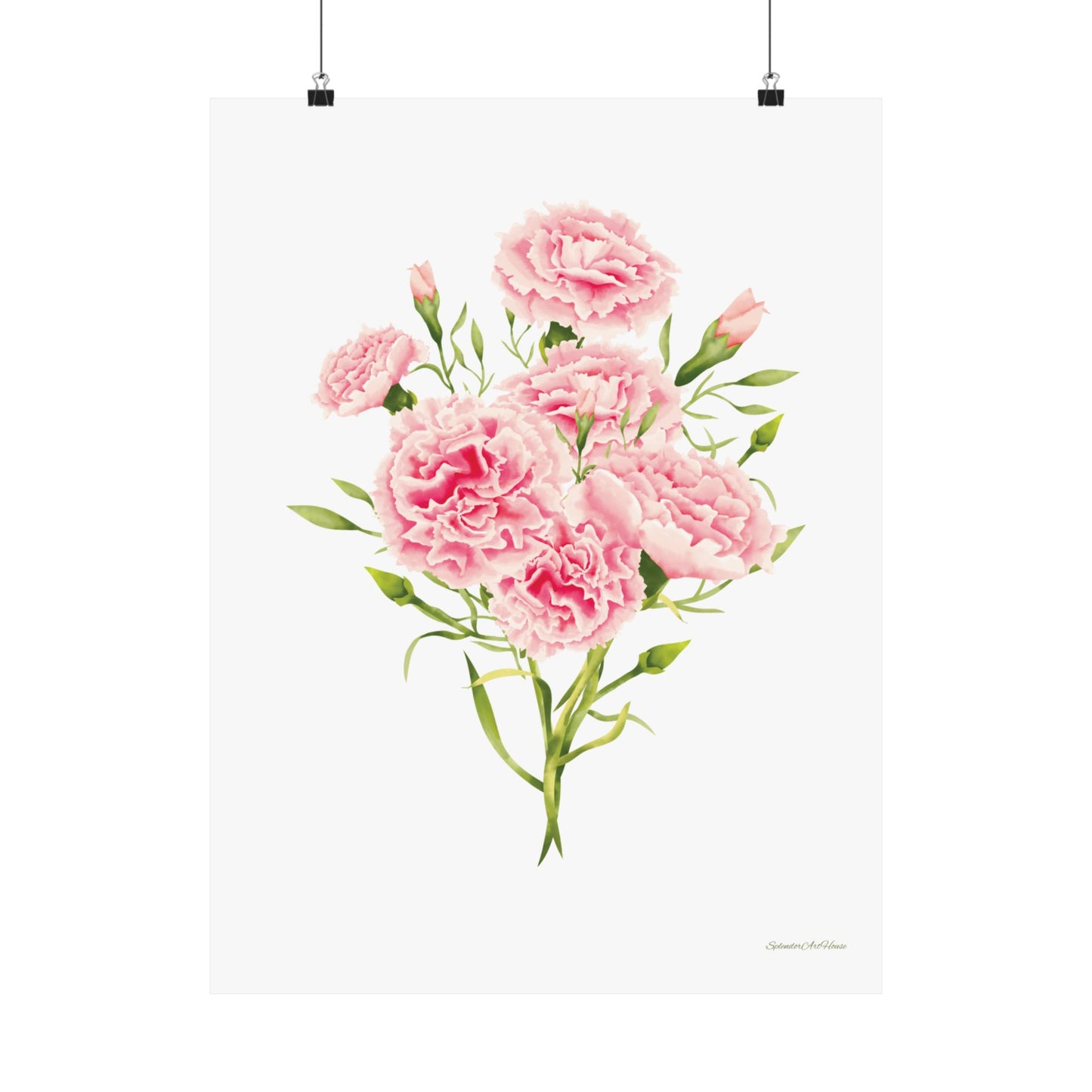 Floral, Matte Vertical Poster