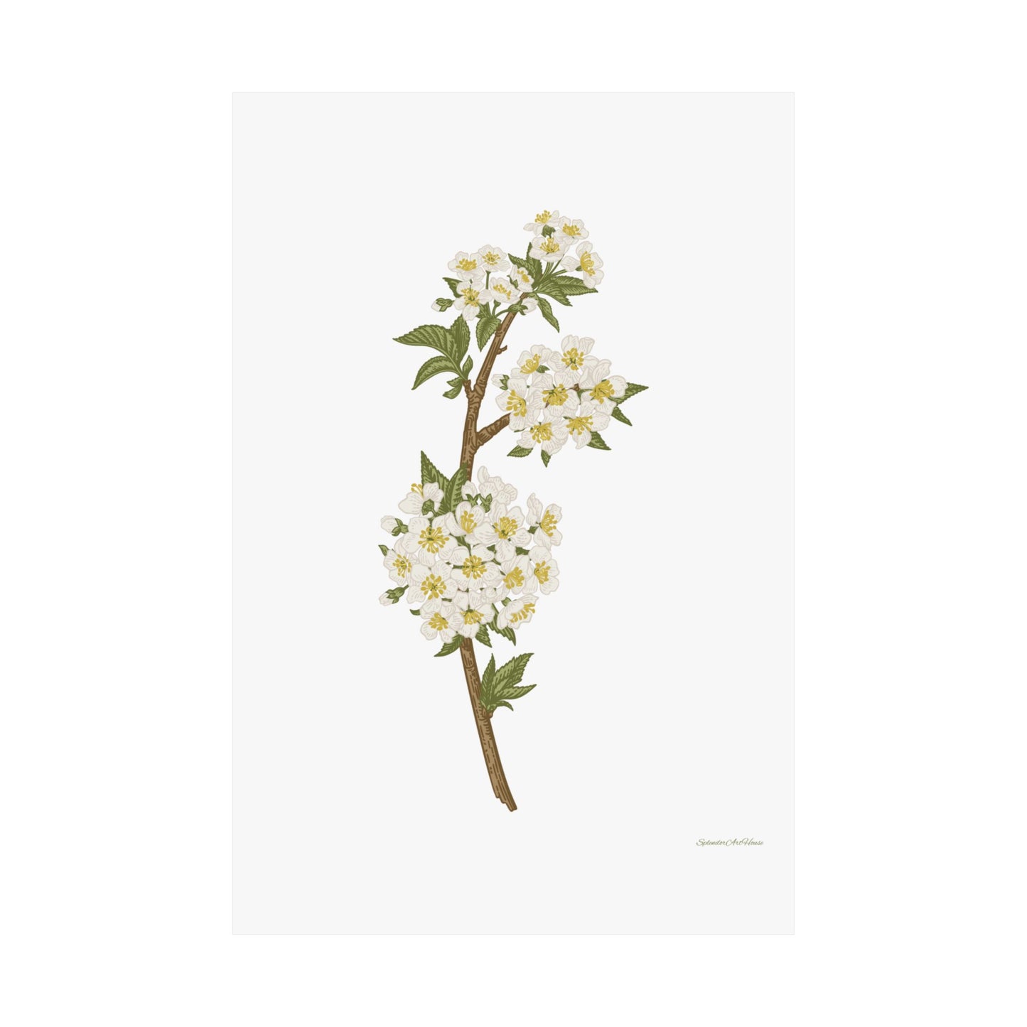 Floral, Matte Vertical Poster