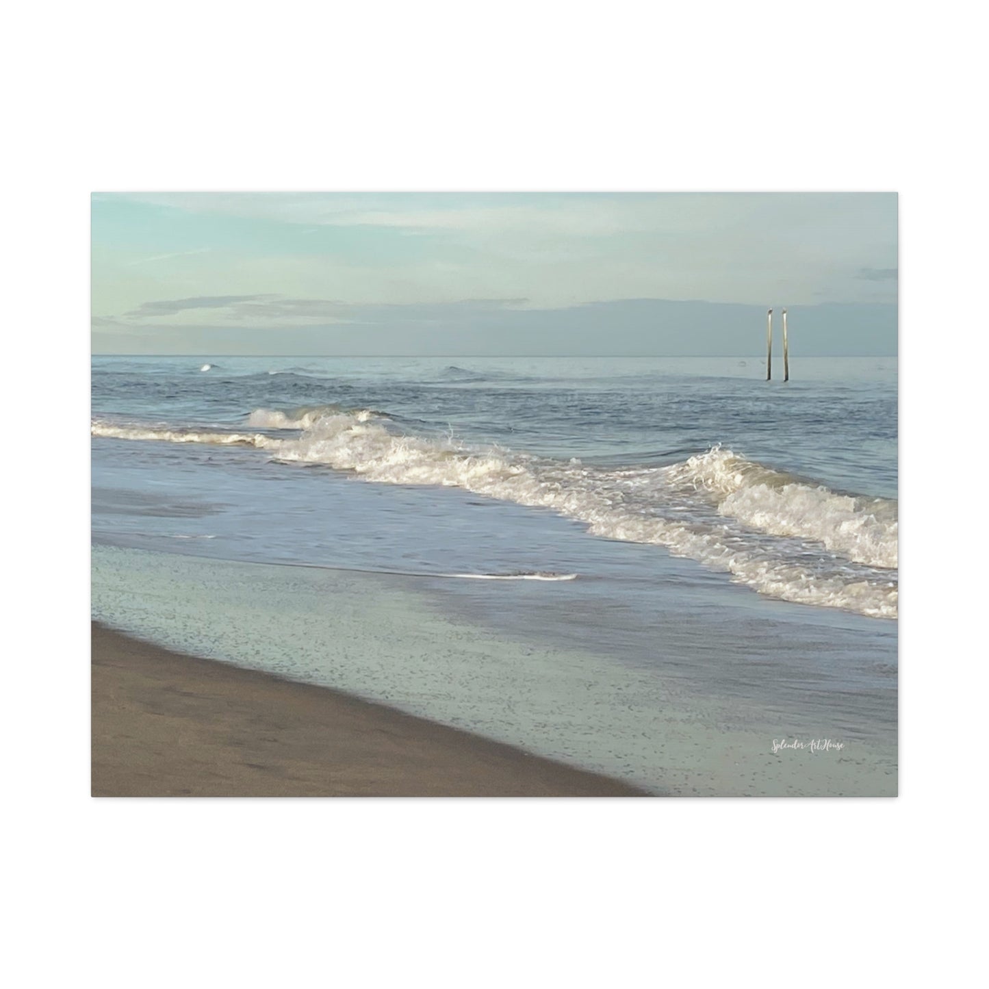 Ocean, Matte Canvas, Stretched, 1.25"
