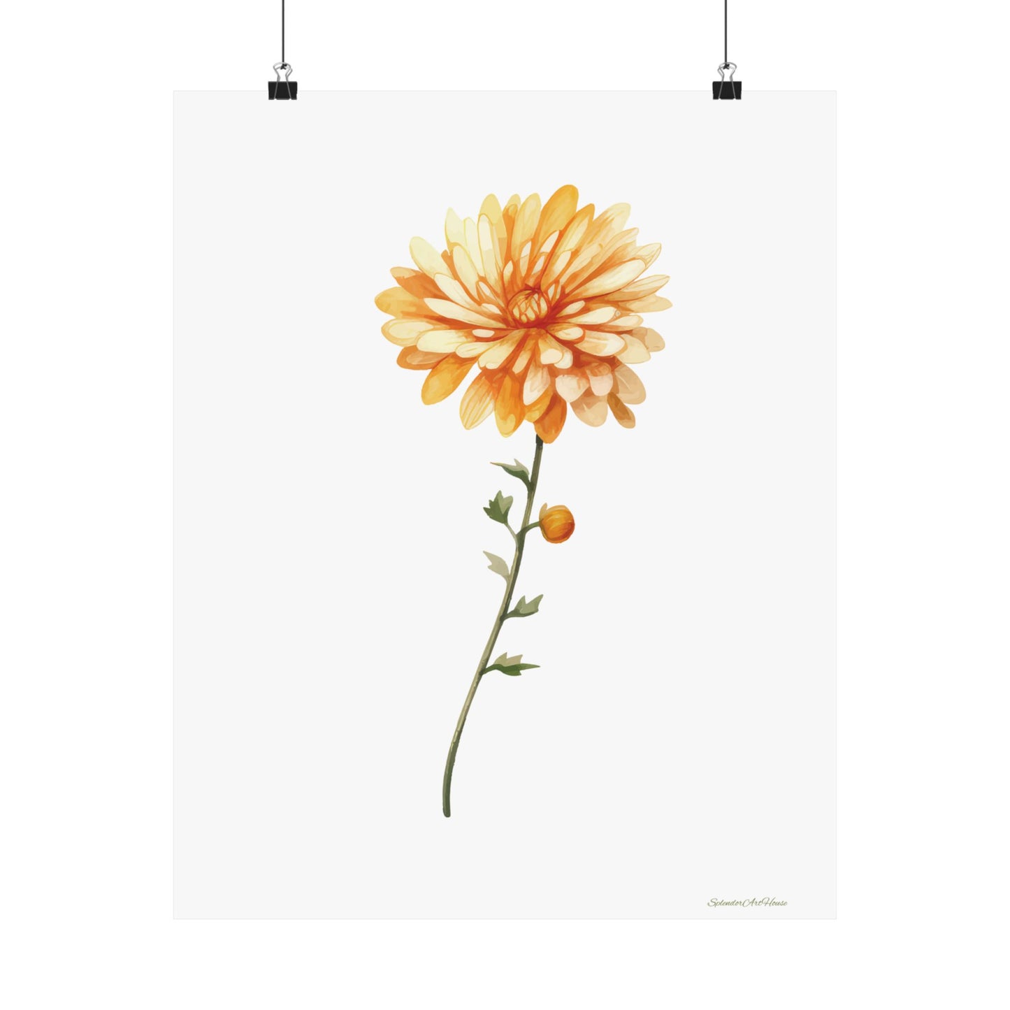 Floral, Matte Vertical Poster