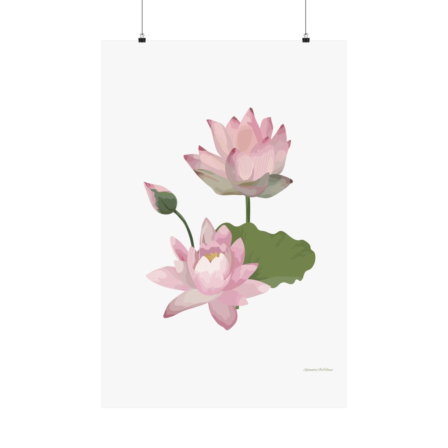 Floral, Matte Vertical Poster