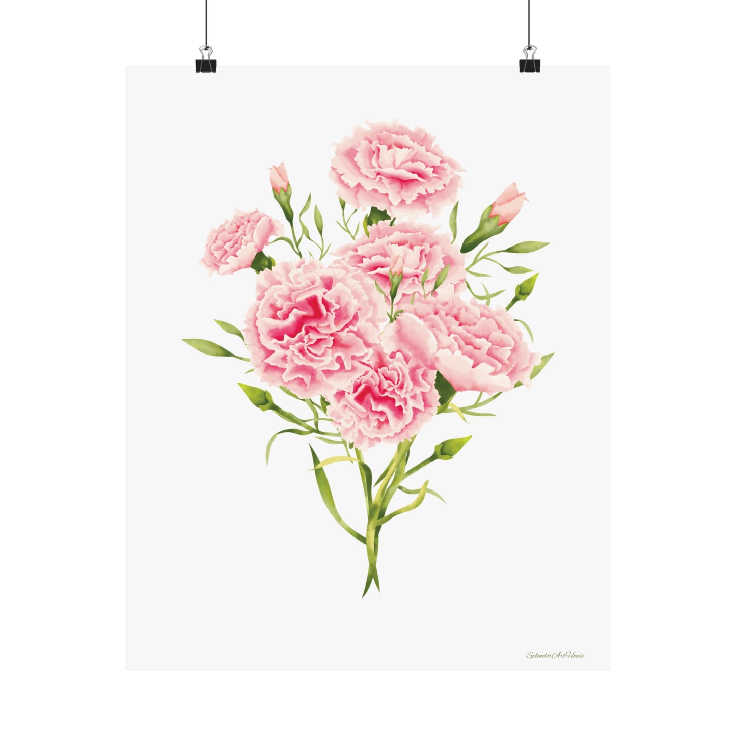 Floral, Matte Vertical Poster