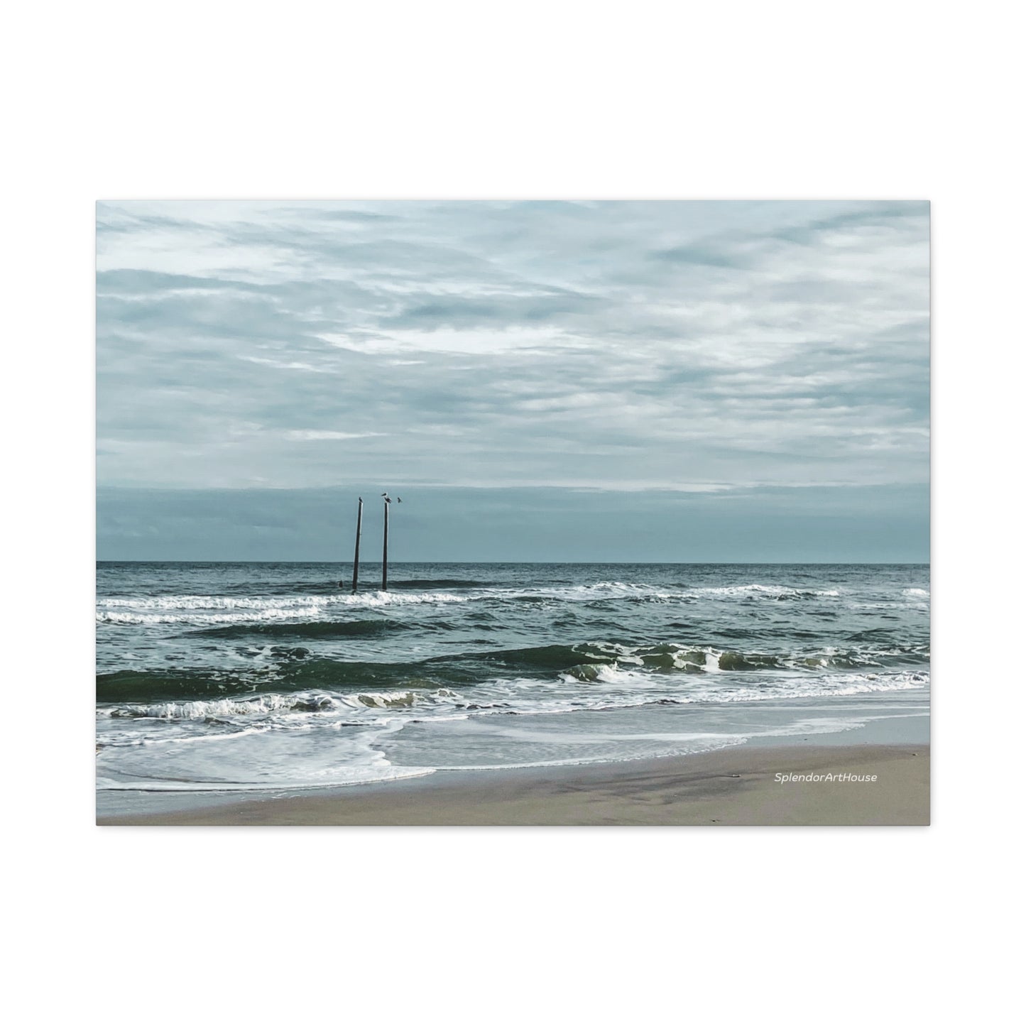 Ocean, Matte Canvas, Stretched, 1.25"