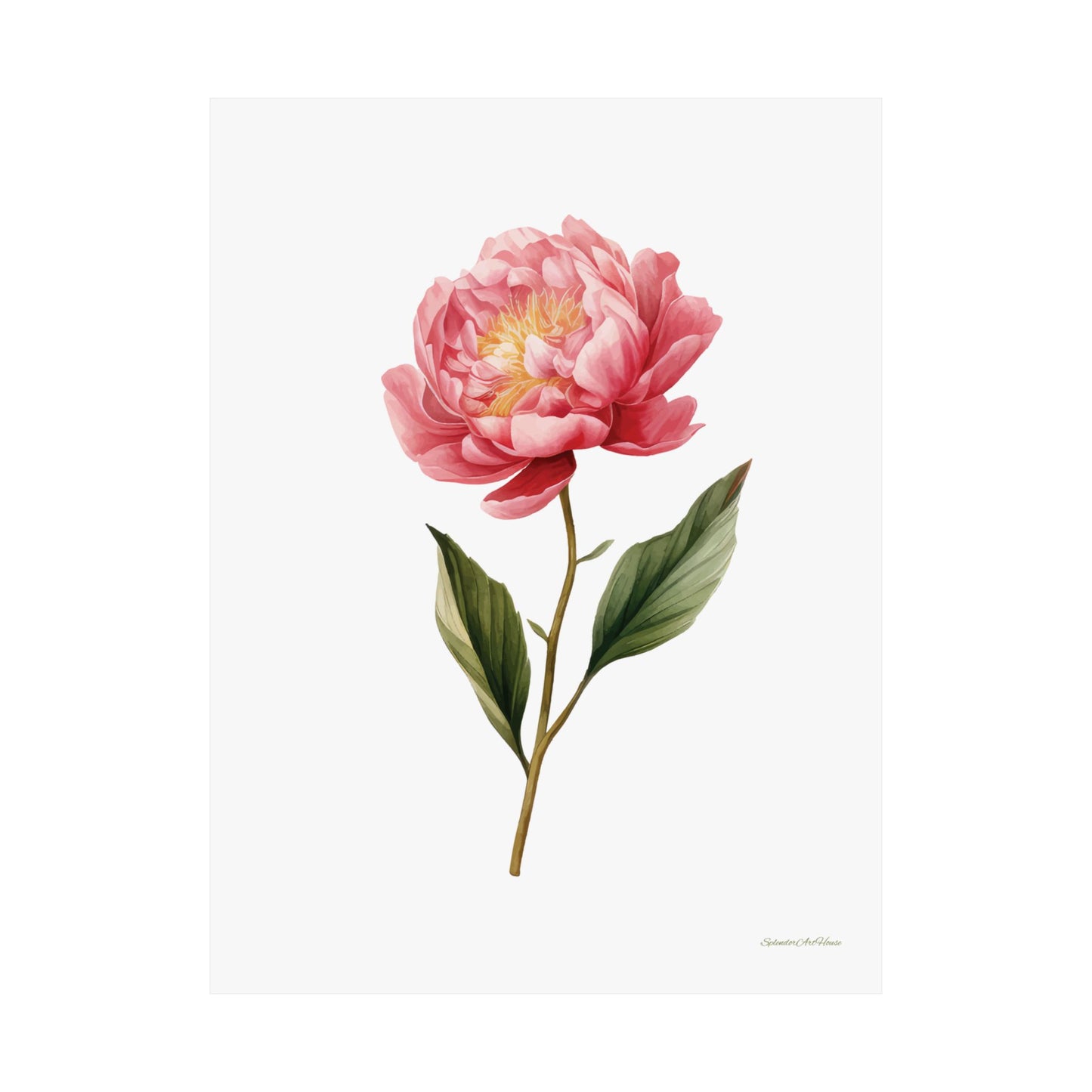 Floral, Matte Vertical Poster