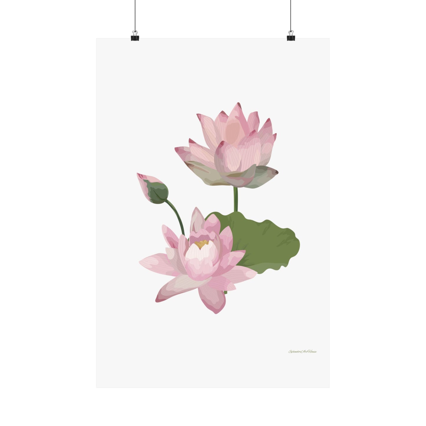 Floral, Matte Vertical Poster