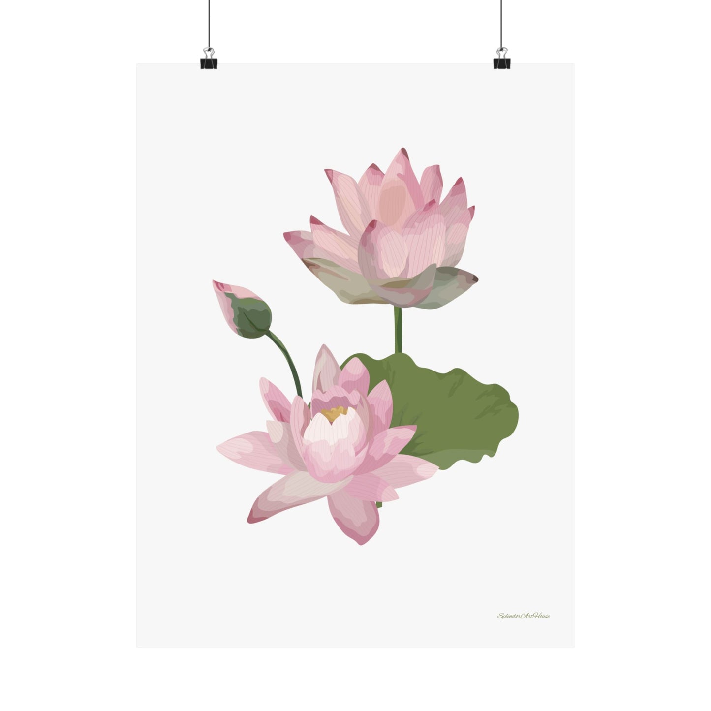 Floral, Matte Vertical Poster
