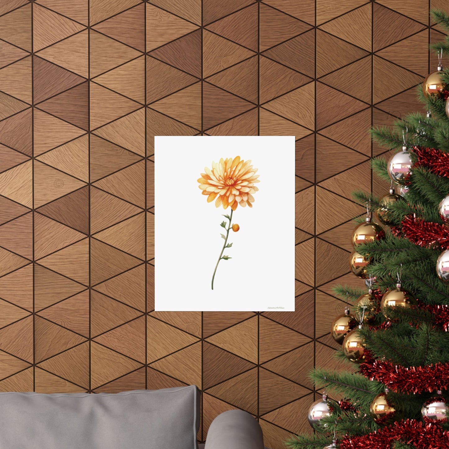 Floral, Matte Vertical Poster