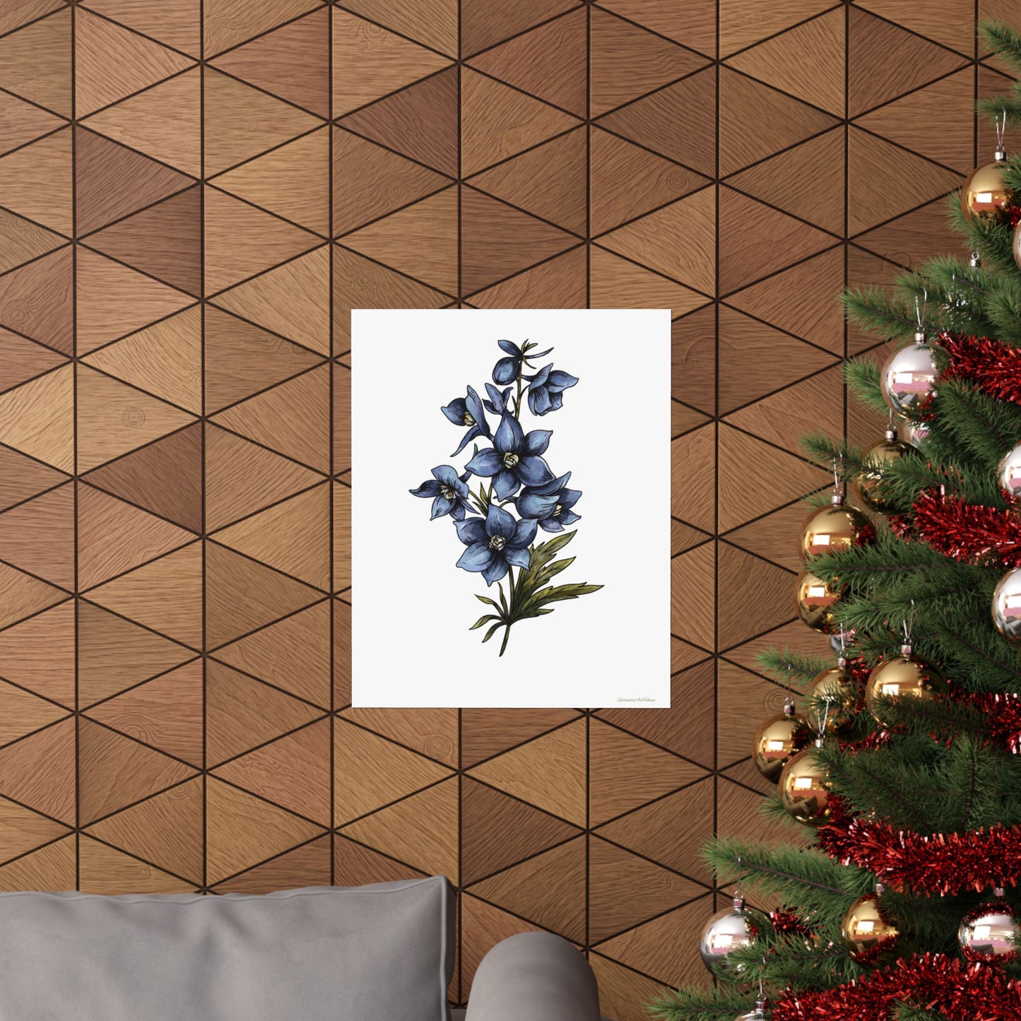 Floral, Matte Vertical Poster