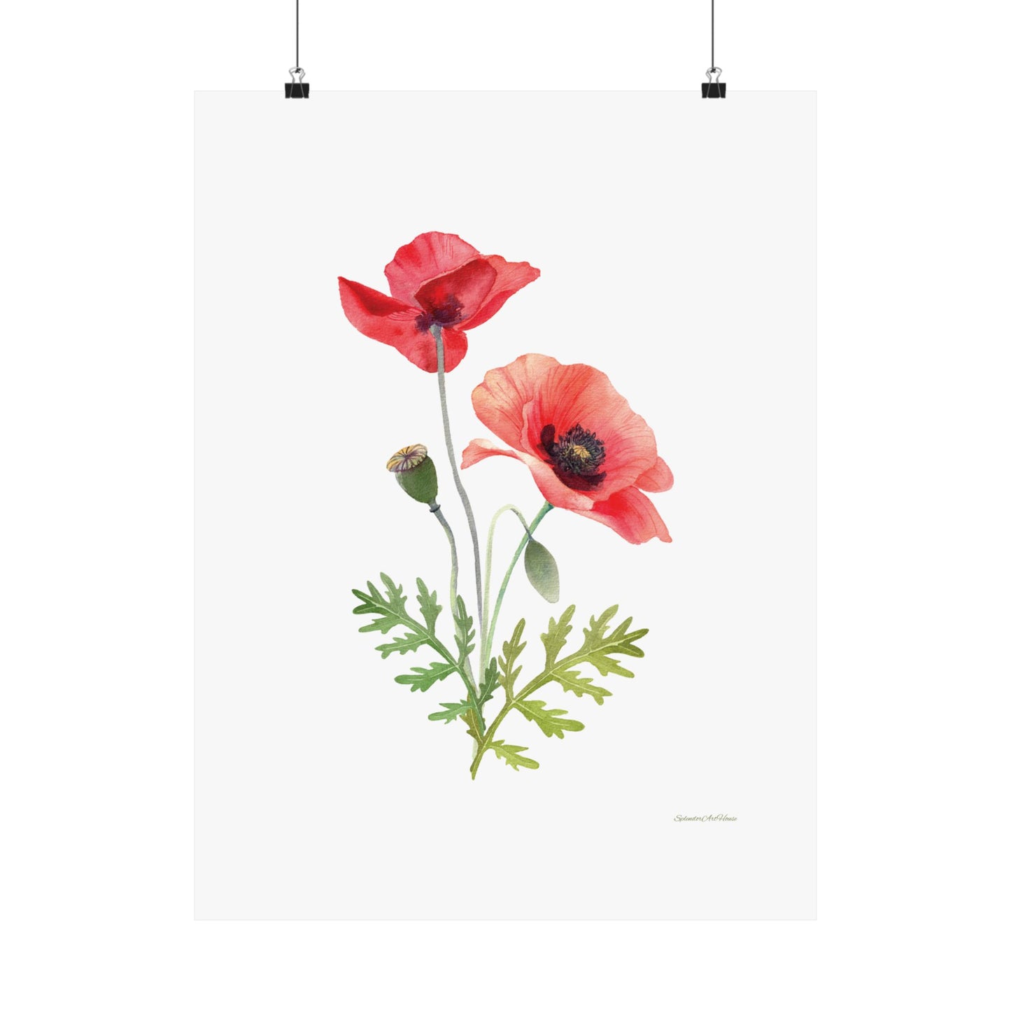 Floral, Matte Vertical Poster