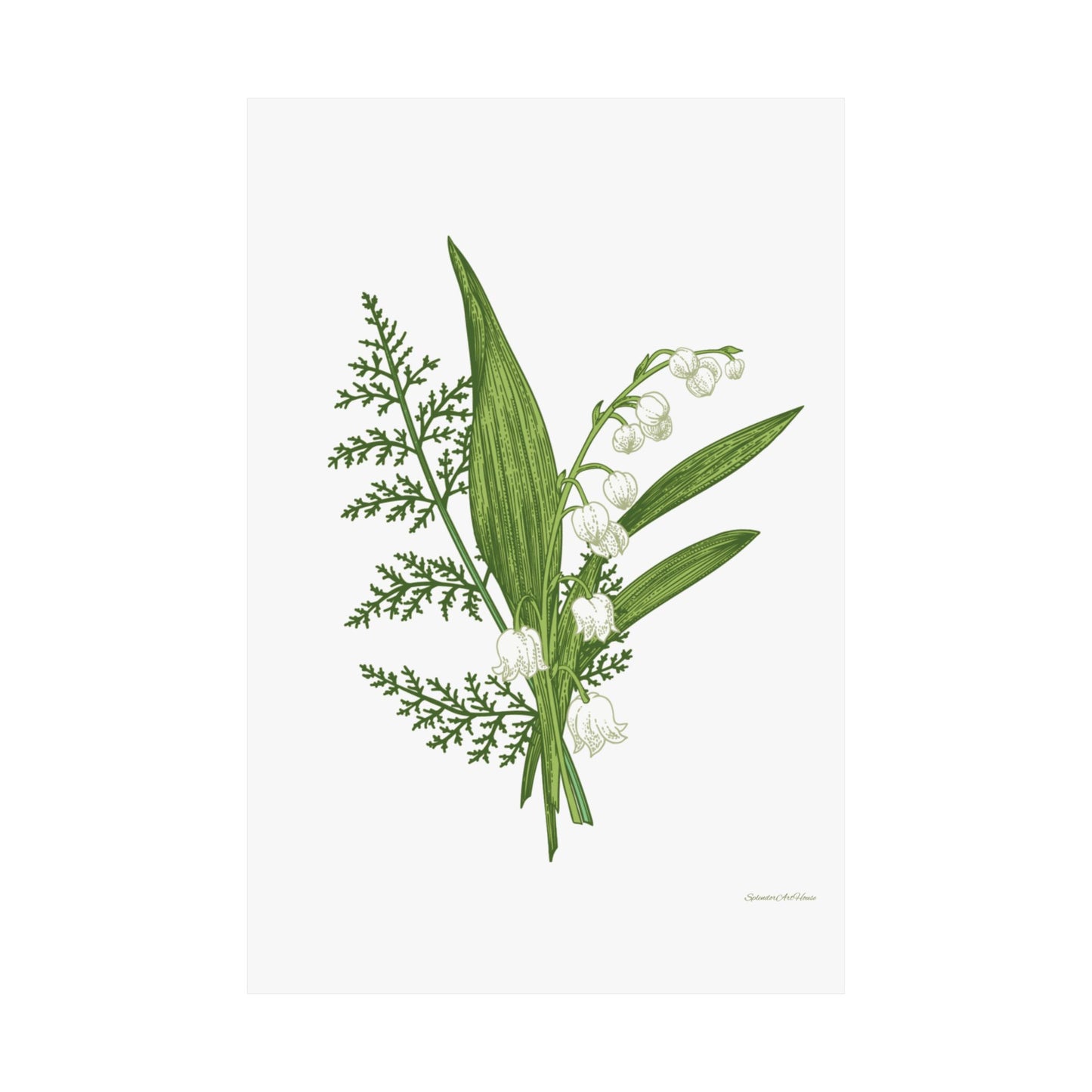Floral, Matte Vertical Poster