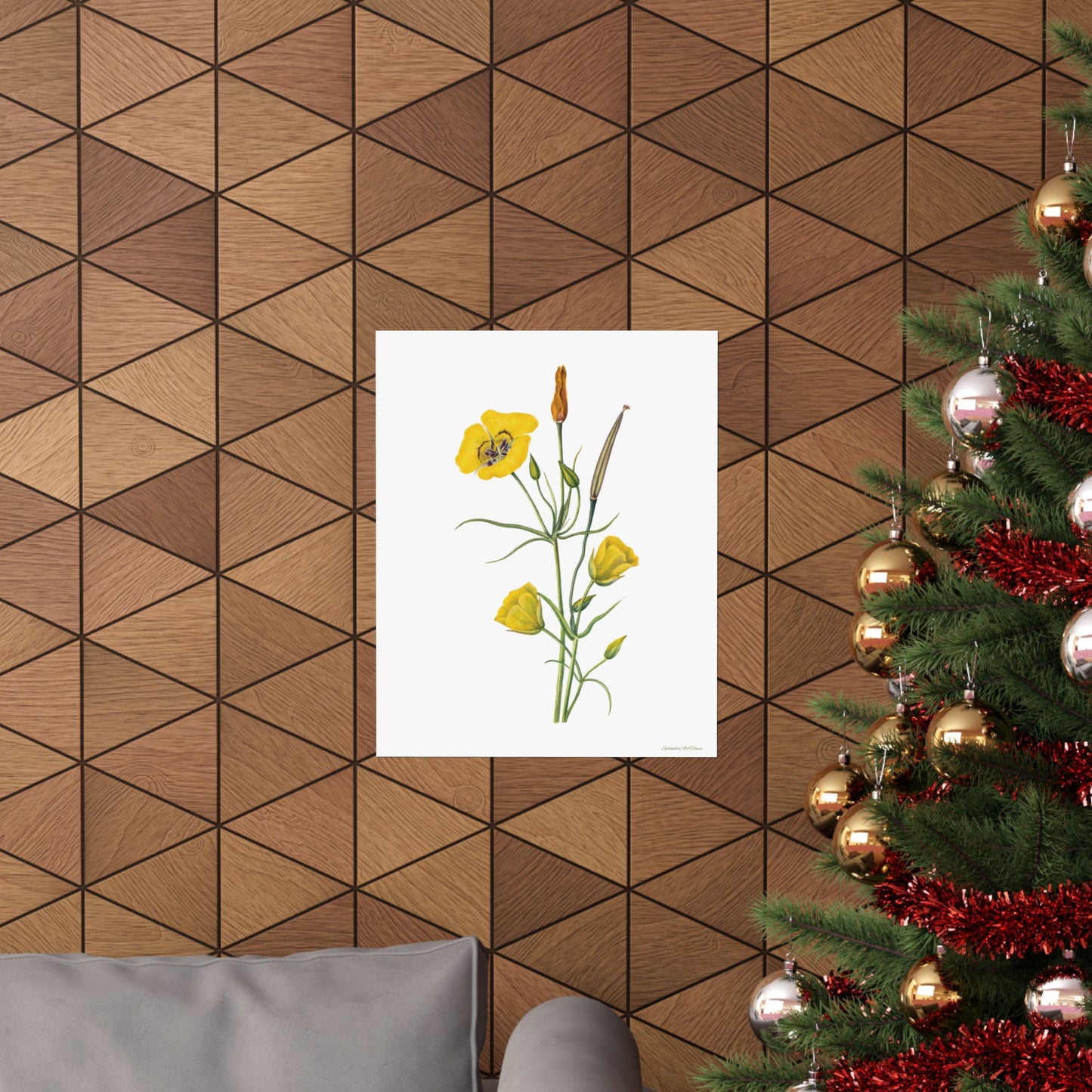 Floral, Matte Vertical Poster