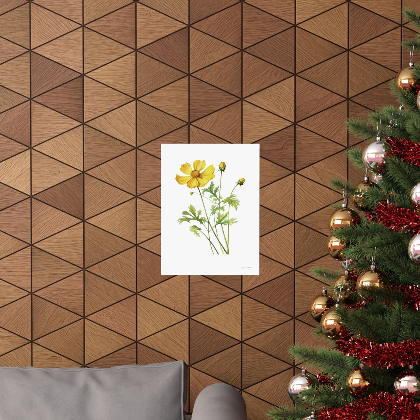 Floral, Matte Vertical Poster