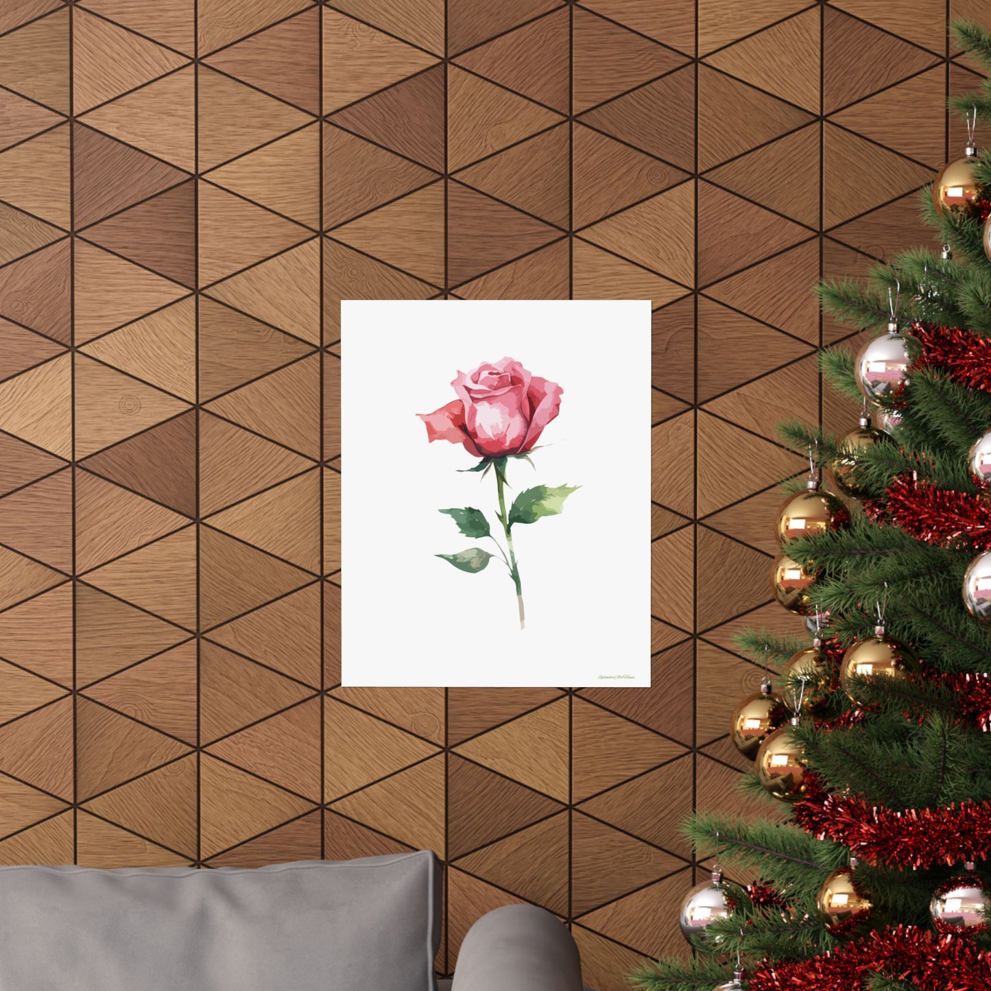 Floral, Matte Vertical Poster