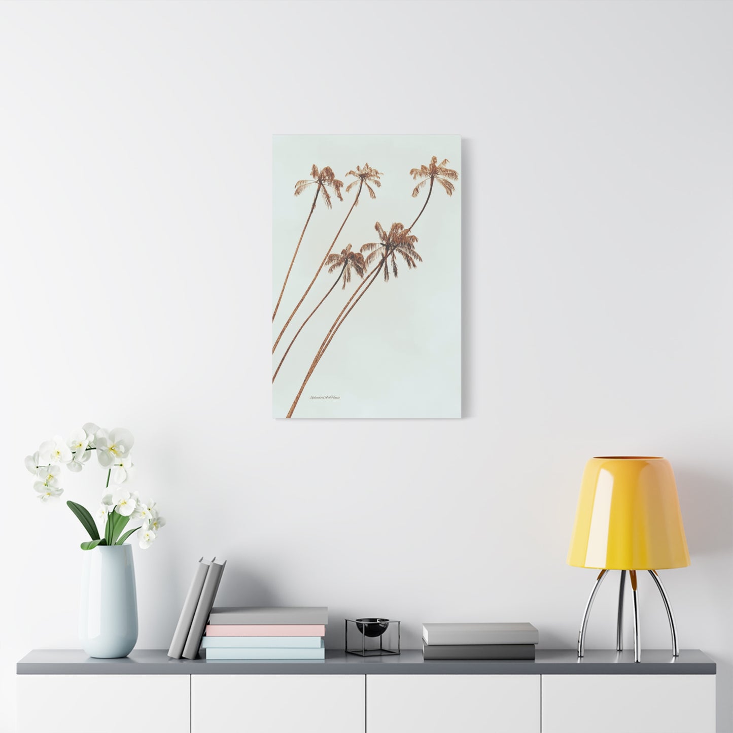 Palm Tree, Matte Canvas, Stretched, 1.25"