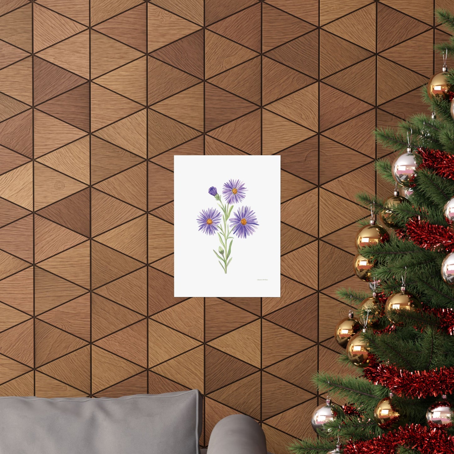 Floral, Matte Vertical Poster