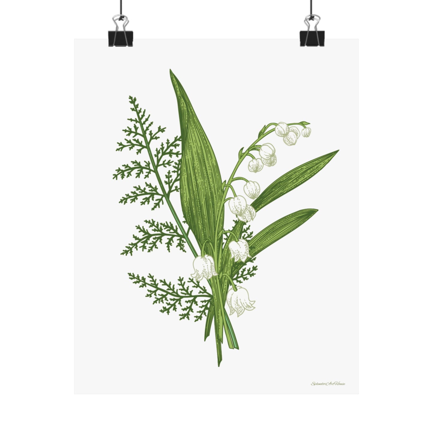Floral, Matte Vertical Poster