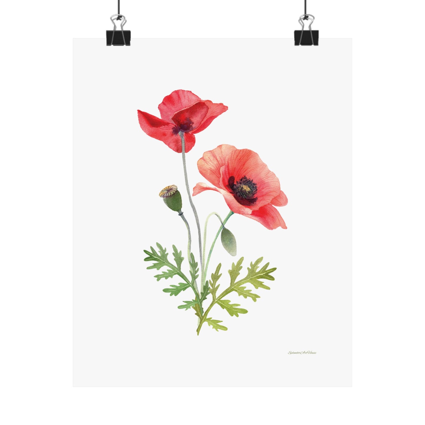 Floral, Matte Vertical Poster