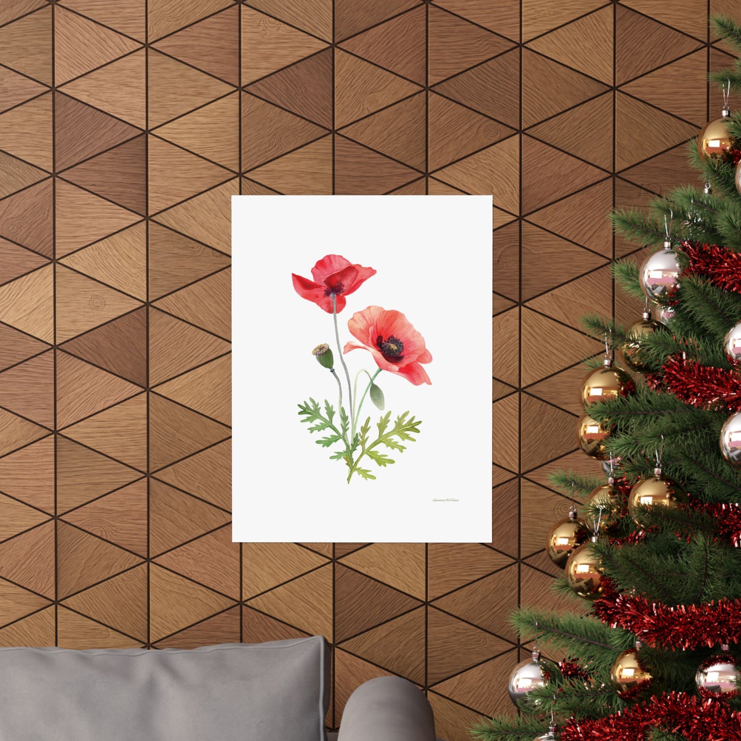 Floral, Matte Vertical Poster