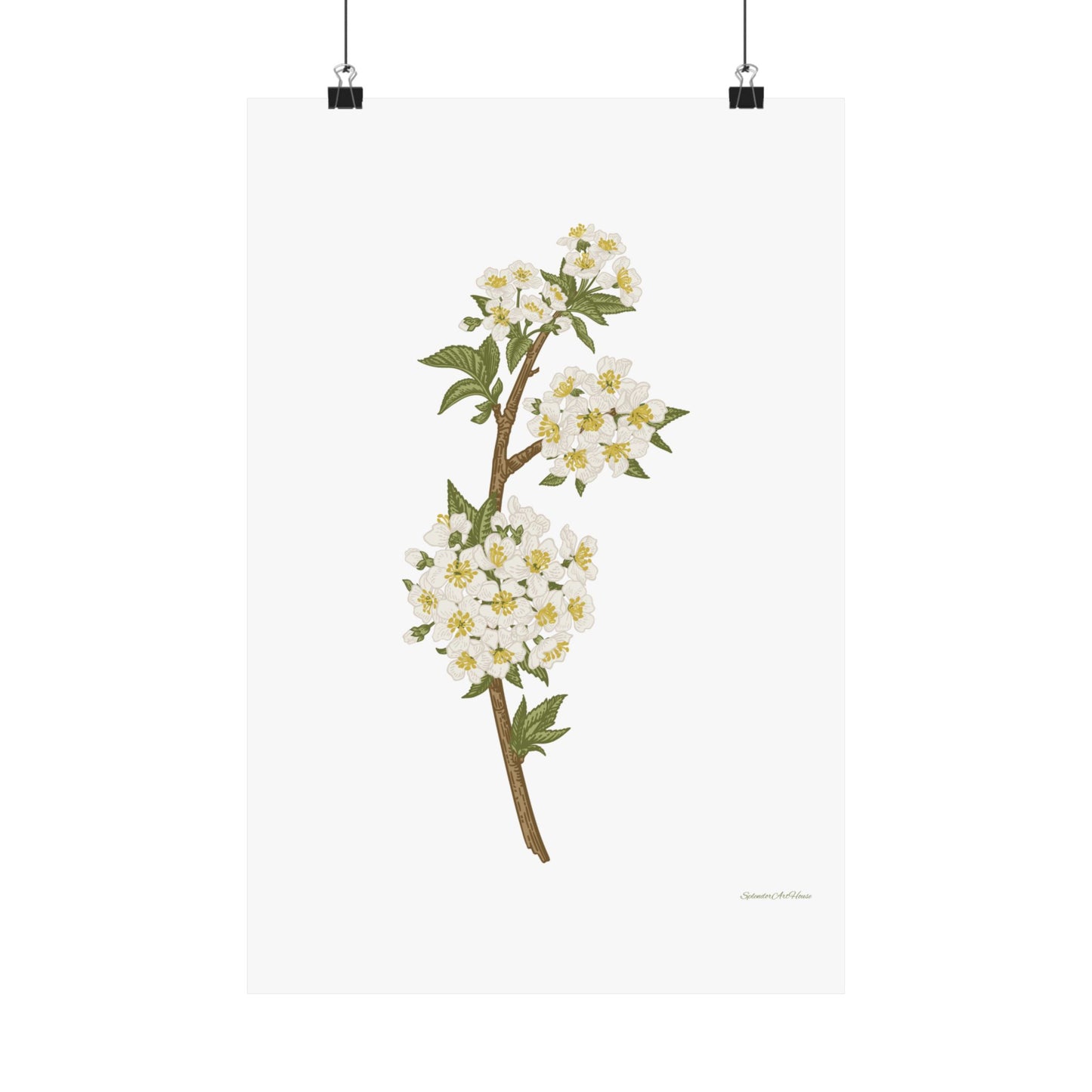 Floral, Matte Vertical Poster