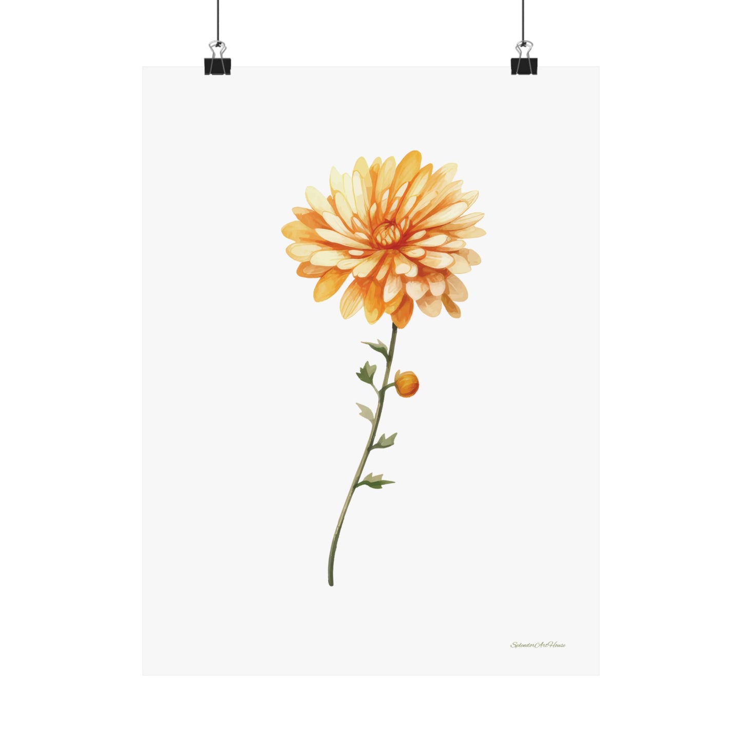 Floral, Matte Vertical Poster