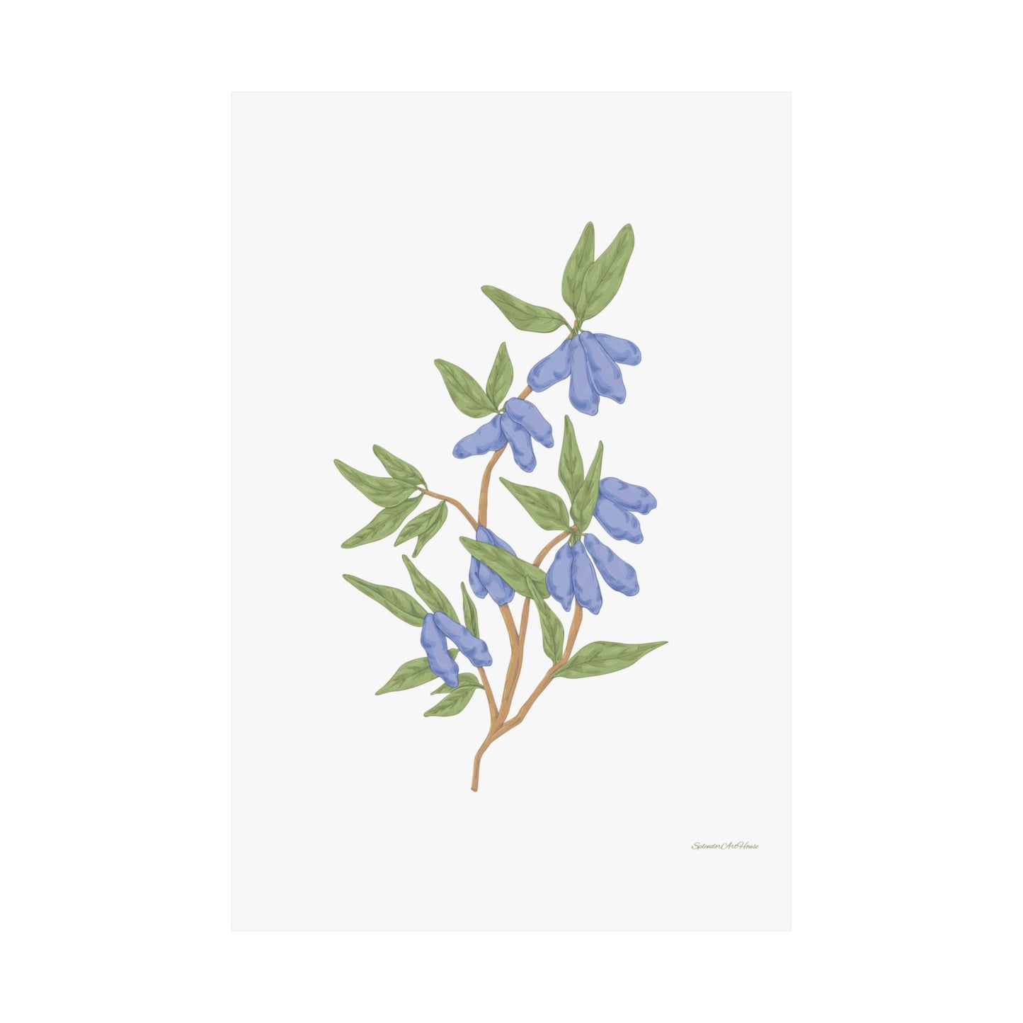 Floral, Matte Vertical Poster