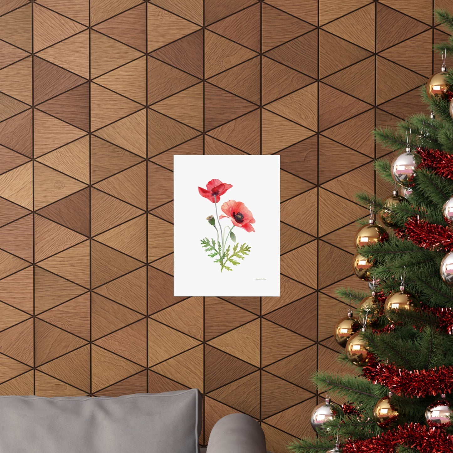 Floral, Matte Vertical Poster
