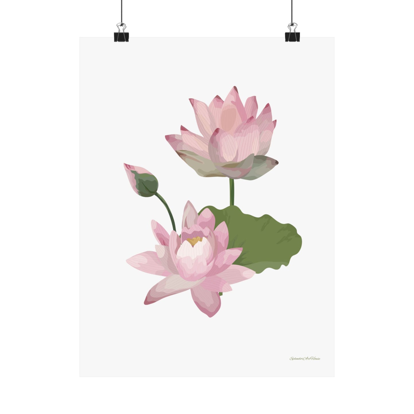 Floral, Matte Vertical Poster